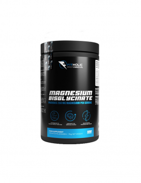 Fitholic Professional Magnesium Bisglycinate| Highly Absorbable Magnesium 120 caps