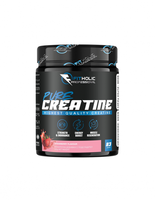 Fitholic Professional Pure Creatine 500 грама овкусен креатин на супер цена Креатин