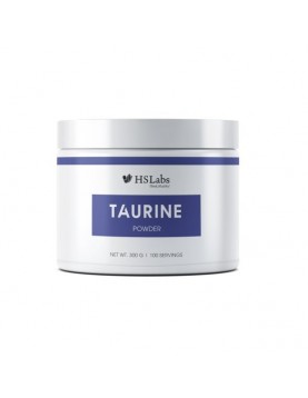 HS LABS TAURINE POWDER UNFLAVORED - 300 g на супер цена Аминокиселини