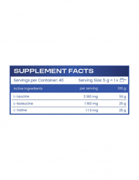 HS LABS - BCAA 2:1:1 - 200 g