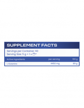HS LABS - GLUTAMINE POWDER FLAVORED - 300 g