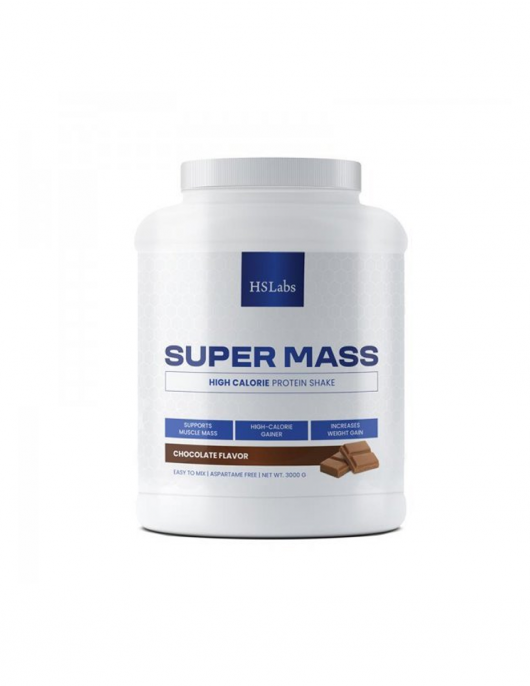 HS LABS SUPER MASS Chocolate - 3000 g на супер цена Гейнъри за покачване на маса