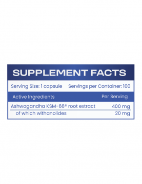 HS Labs - ASHWAGANDHA KSM-66 1000 mg - 100 capsules