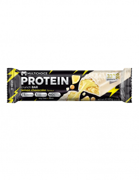 MULTICHOICE Protein CRUNCH Bar - Lemon Cheesecake 65 g