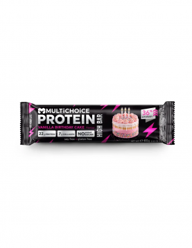 MULTICHOICE HIGH Protein Bar – Vanilla Birthday Cake 60 g