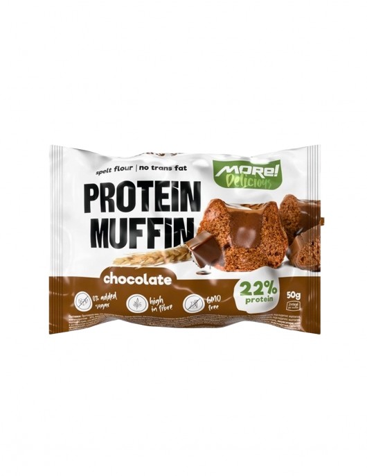 MHN | More Healthy Nutrition Protein Muffin Delicious Chocolate 50 g на супер цена Протеинови барове