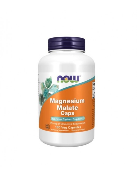 NOW Magnesium Malate 1000 mg 180 Veg Capsules на изгодни цени NOW Magnesium Malate 1000 mg 180 Veg Capsules на супер цена Магнезий