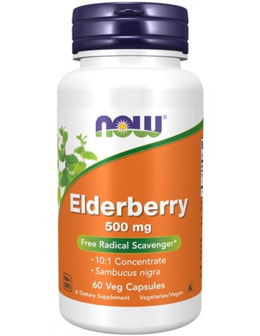 NOW ELDERBERRY EXTRACT 500 MG 60 CAPSULES на изгодни цени NOW ELDERBERRY EXTRACT 500 MG 60 CAPSULES на супер цена Веган продукти