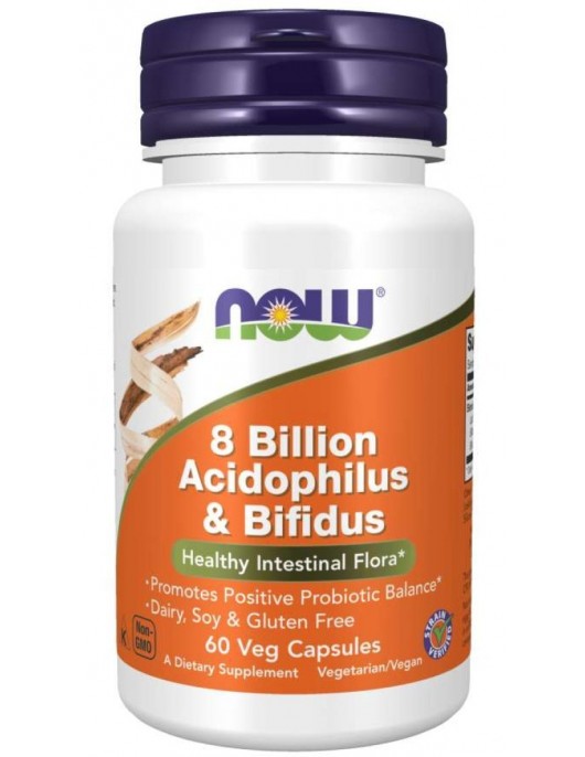 NOW 8 BILLION ACIDOPHILUS & BIFIDUS 60 VCAPS на изгодни цени NOW 8 BILLION ACIDOPHILUS & BIFIDUS 60 VCAPS на супер цена Пробиотици