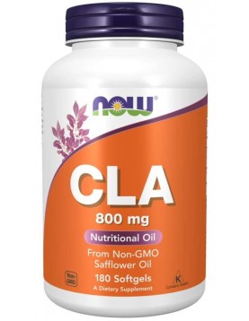 NOW CLA (CONJUGATED LINOLEIC ACID) 800 MG 180 SOFTGELS