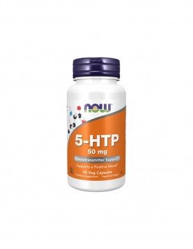 NOW 5-HTP 50 МГ - 90 Капсули