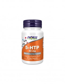 NOW 5-HTP 50 мг- 30 Капсули