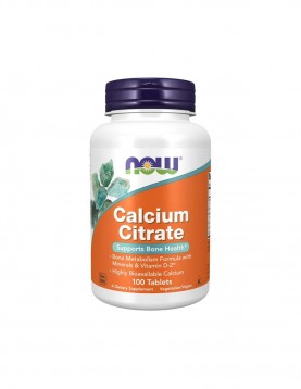 NOW - Calcium Citrate 300 МГ - 100 Таблетки