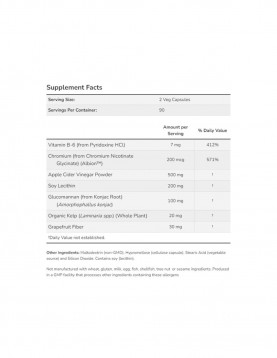 NOW Cider Vinegar Diet - 180 vcaps