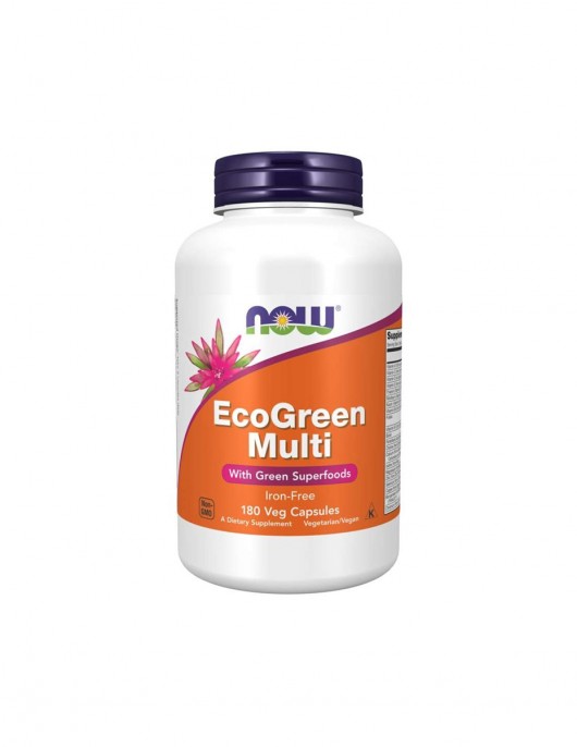 NOW EcoGreen Multi - 180 капсули на изгодни цени NOW EcoGreen Multi - 180 капсули на супер цена Витамини и минерали