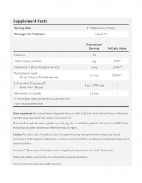 NOW L-Carnitine Liquid Citrus - 1000 МГ (465 МЛ)