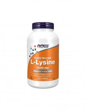 NOW L-Lysine 1000 mg - 250 tablets