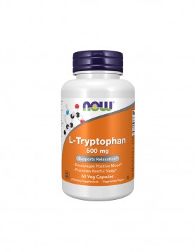 NOW L-Tryptophan 500 МГ - 60 Капсули