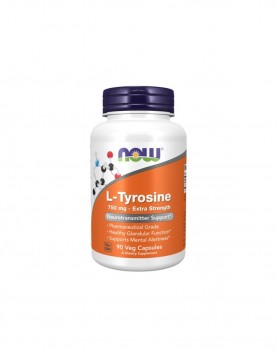NOW L-Tyrosine 750 mg - 90 vcaps