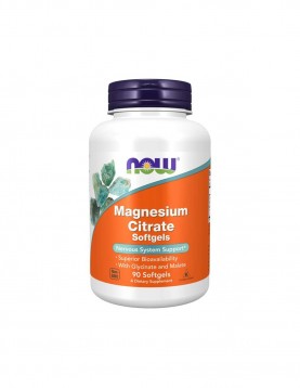 NOW Magnesium Citrate 134 МГ - 90 Дражета