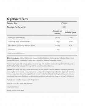 NOW Melatonin 1 mg - 100 Tablets