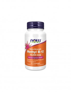 NOW Methyl B-12 10,000 mcg - 60 таблетки за смучене