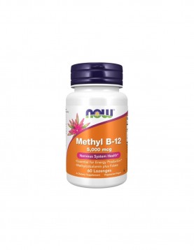 NOW Methyl B-12 5000 МКГ - 120 таблетки за смучене