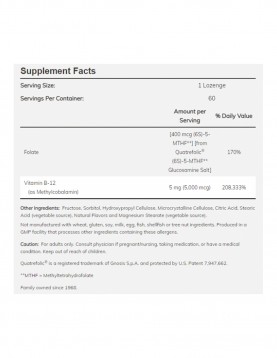 NOW Methyl B-12 5000 МКГ - 120 таблетки за смучене