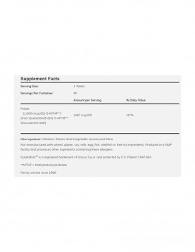 NOW Methyl folate 1,000 mcg - 90 таблетки
