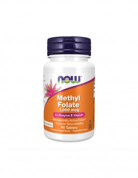 NOW Methyl folate 1,000 mcg - 90 таблетки