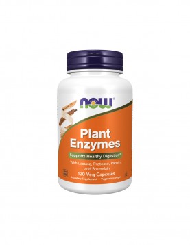 NOW Plant Enzymes - 120 Капсули на супер цена Ензими
