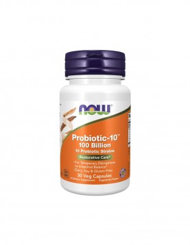 NOW - Probiotic-10 - 100 Billion - 30 веган Капсули