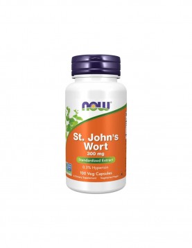 NOW St. Johns Wort (Жълт Кантарион) 300 МГ - 100 Капсули