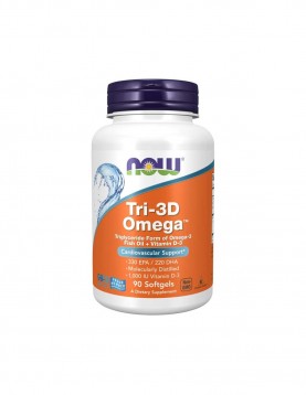NOW Tri-3D Omega - 90 Softgels