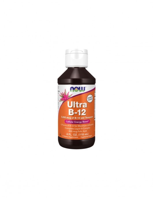NOW Ultra B-12 Liquid - 118 мл на изгодни цени NOW Ultra B-12 Liquid - 118 мл на супер цена Витамини и минерали
