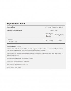 NOW Vitamin C Powder - 227 grams