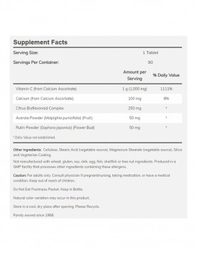 NOW Vitamin C-1000 Complex - 180 таблетки