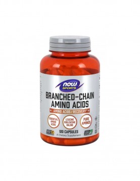 NOW Sports Branched Chain Amino Acids 800 МГ - 120 Капсули