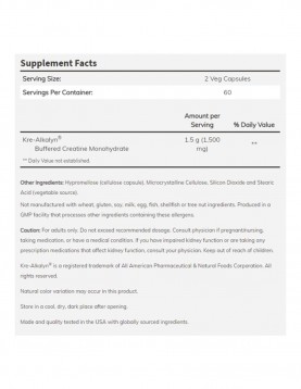 NOW Sports Kre-Alkalyn Creatine 750 МГ - 240 Капсули