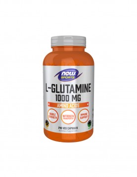 NOW Sports L-Glutamine 1000 mg - 240 Capsules