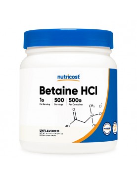 NUTRICOST Betaine HCl / Бетаин хидрохлорид x 500 g прах