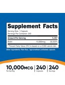 NUTRICOST Biotin / Биотин 10000 µg x 150 софтгел капсули на супер цена Витамин B