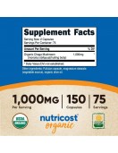 NUTRICOST Chaga Mushroom / Чага 500 mg х 150 капсули на супер цена Екстракти