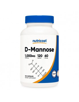 NUTRICOST D-Mannose / Д-Маноза 500 mg, 120 капсули