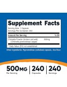 NUTRICOST Chlorella / Хлорела 500 mg х 240 капсули на супер цена Имуностимулатори