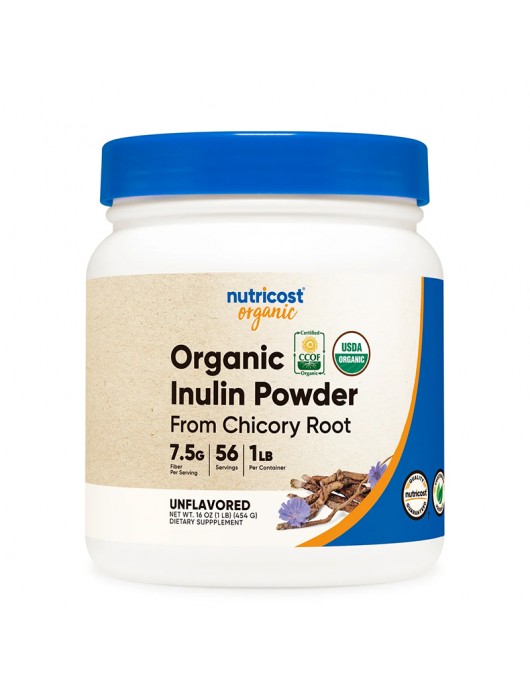 NUTRICOST Inulin Powder (Инулин Органик) x 454 g прах на изгодни цени NUTRICOST Inulin Powder (Инулин Органик) x 454 g прах на супер цена Пробиотици