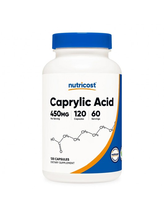 NUTRICOST Caprylic Acid / Каприлова киселина 225 mg x 120 капсули на супер цена Мастни киселини