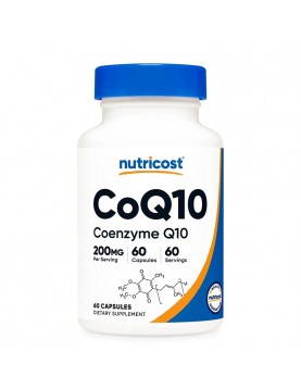 NUTRICOST CoQ10 / Коензим Q10 200 mg, 60 капсули