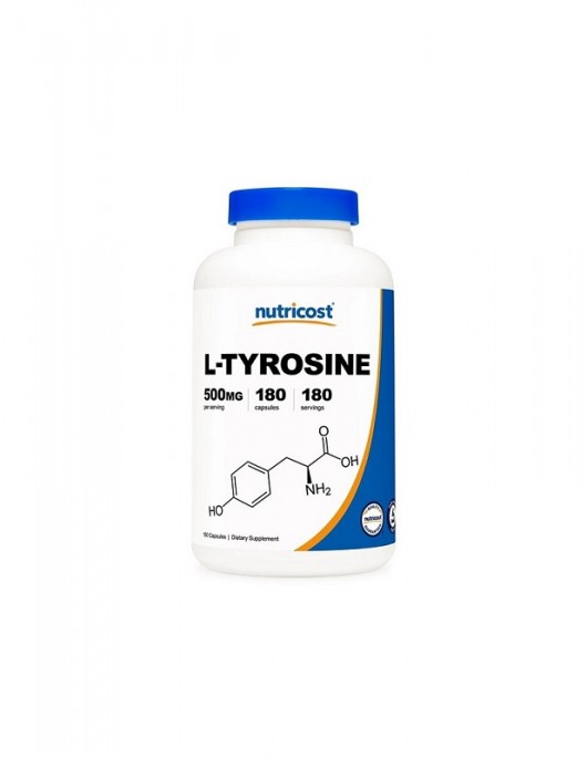 NUTRICOST L-Tyrosine / L-Тирозин 500 mg x 180 капсули на супер цена Стимулиращи мозъчната дейност