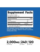 NUTRICOST MSM / MСМ (метилсулфонил метан) 1000 mg x 240 таблетки на супер цена Хранителни добавки за стави